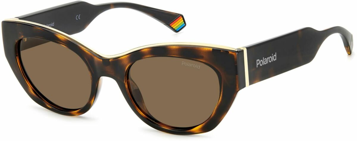 

Солнцезащитные очки женские Polaroid PLD 6199/S/X 086, коричневый, PLD 6199/S/X 086