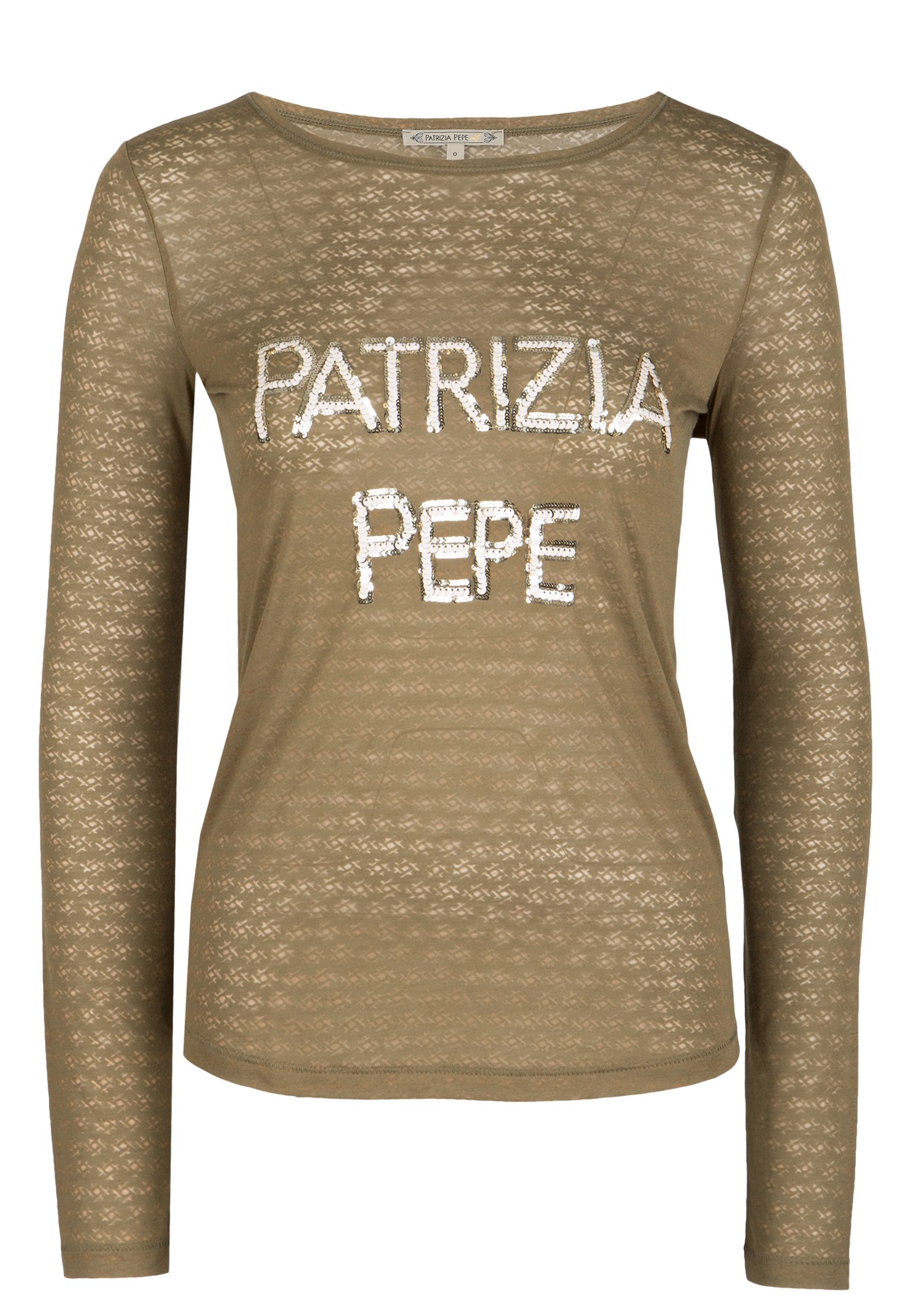 Лонгслив женский Patrizia Pepe 87699 зеленый 40