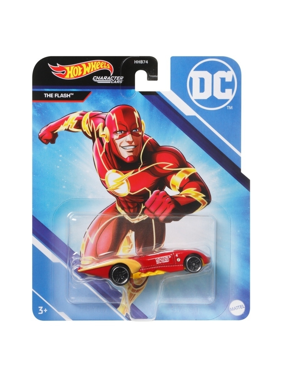 

Машинка Hot Wheels Герои блокбастеров DC Флэш "THE FLASH" / HHB74-HGY07, HHB74-HGY07