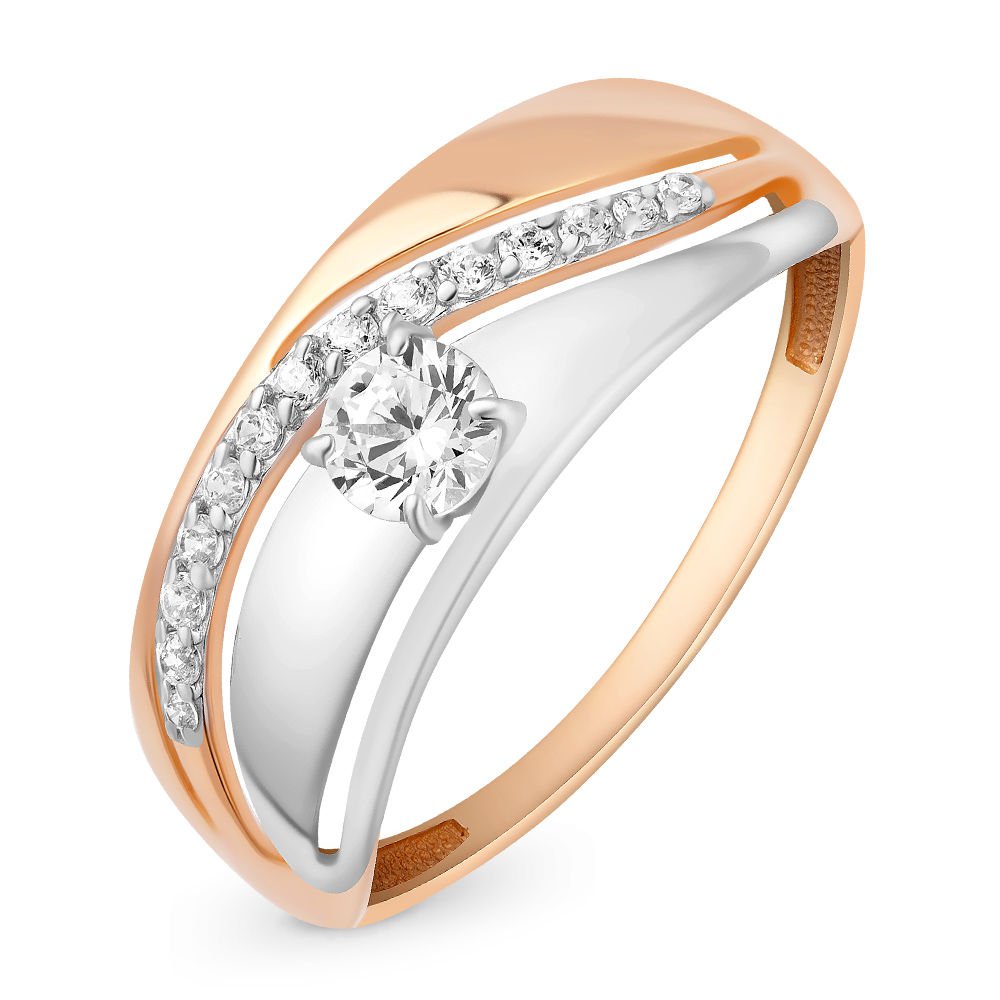 

Кольцо из красного золота с фианитом р.  585Gold 301003075, 301003075