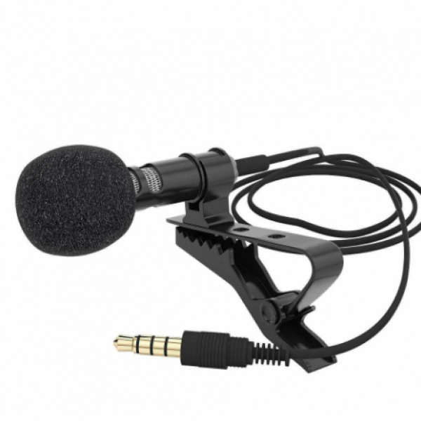 фото Микрофон lemon tree professional lavalier mic black