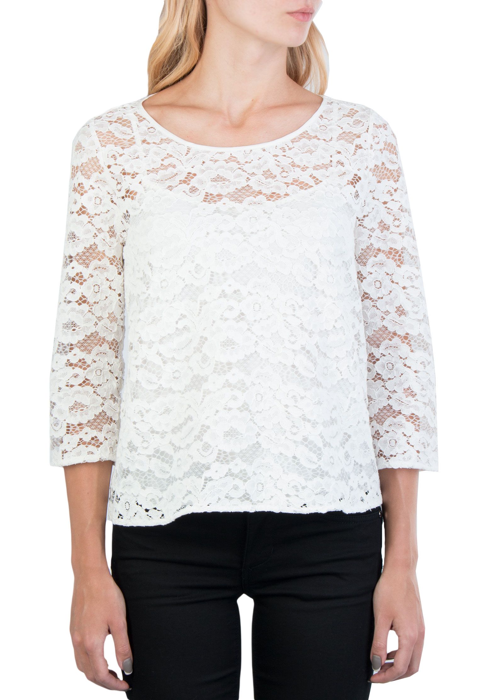 

Блуза женская Liu Jo 92620 белая 40 IT, 92620