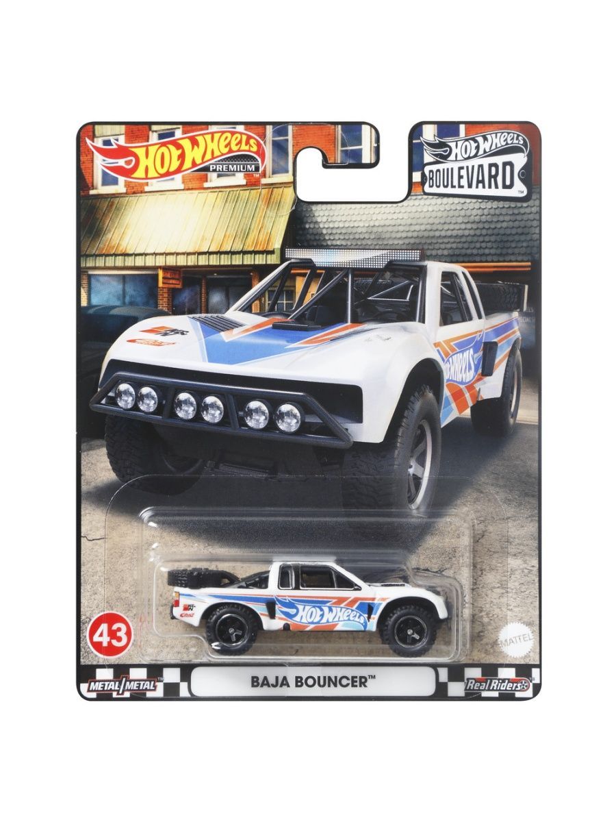 

игрушечная машинка Hot Wheels премиальная "43" BAJA BOUNCER / GJT68-HCR08, Белый, GJT68-HCR08