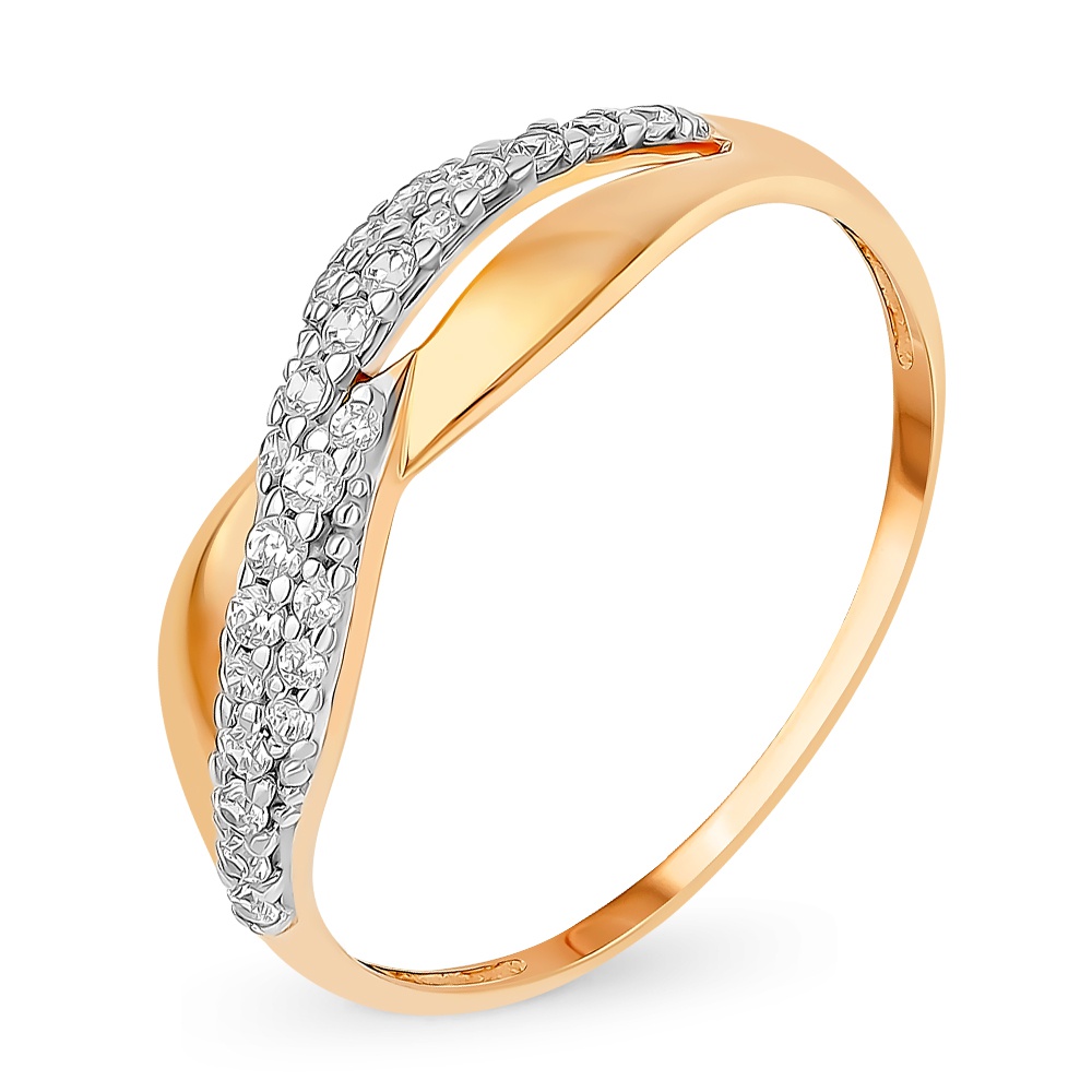 

Кольцо из красного золота с фианитом р.  585Gold 301010135, 301010135
