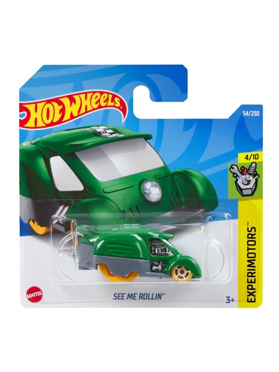 

Машинка Hot Wheels коллекционная (оригинал) SEE ME ROLLIN зеленый, HCW93