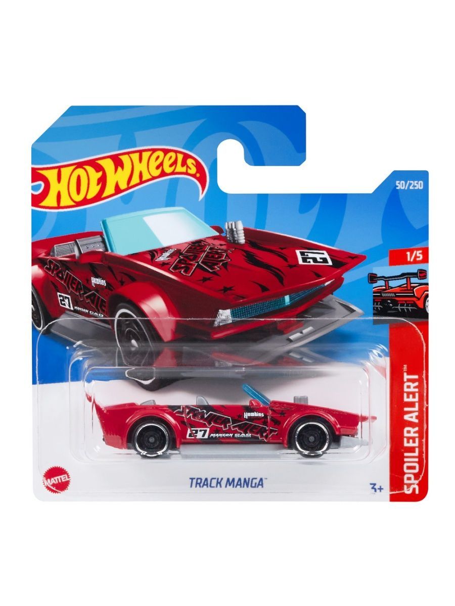 

Машинка Hot Wheels коллекционная (оригинал) TRACK MANGA красный, HCW97