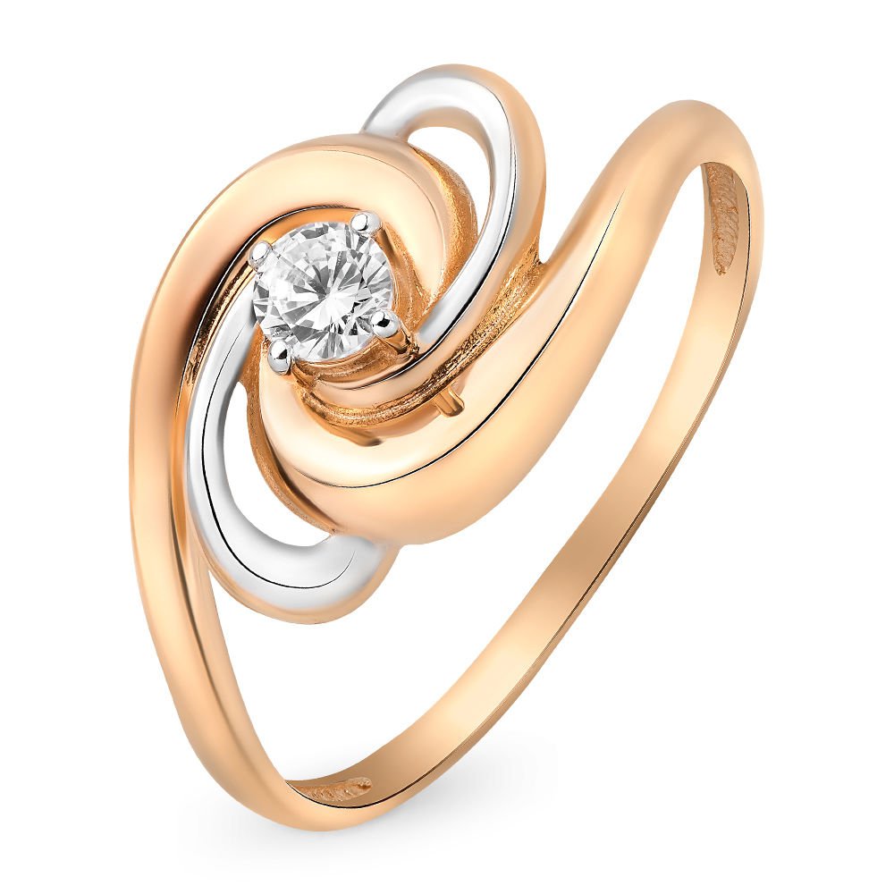

Кольцо из красного золота с фианитом р.  585Gold 301009493, 301009493