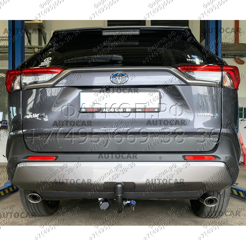 

Фаркоп Toyota RAV4 2018- вертикальное быстросъемное крепление шара на ключе, O 96V