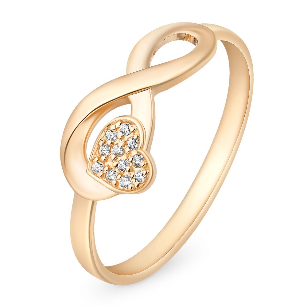 

Кольцо из красного золота с фианитом р.  585Gold 301010252, 301010252
