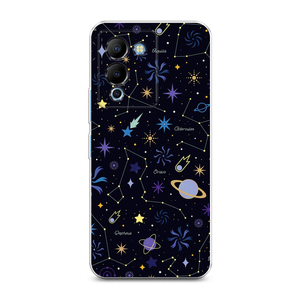 

Чехол для Infinix Note 12 G96 "Цветной космос", Желтый, 3101550-2