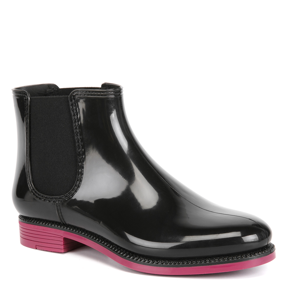 Резиновые ботинки женские 6-140-D01 черные 38 RU Nordman. Цвет: черный