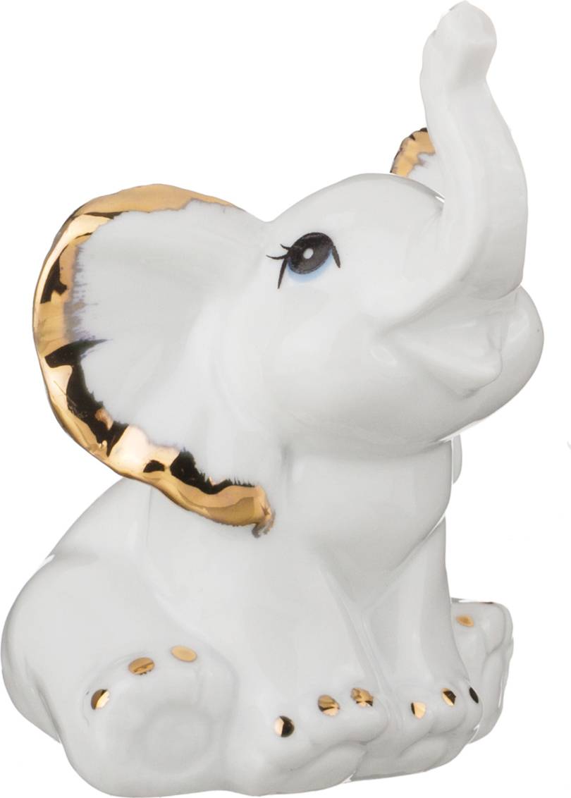 

Набор из 4 штук Фигурка Lefard Oro Blanco Слон высота 8см фарфор 149-153_