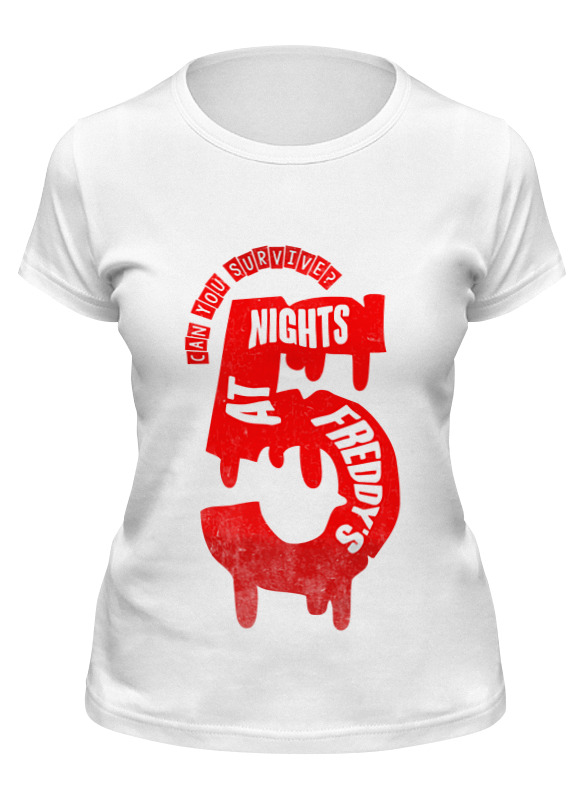 

Футболка женская Printio Пять ночей у фредди (five nights at freddy’s) белая S, Белый, Пять ночей у фредди (five nights at freddy’s)