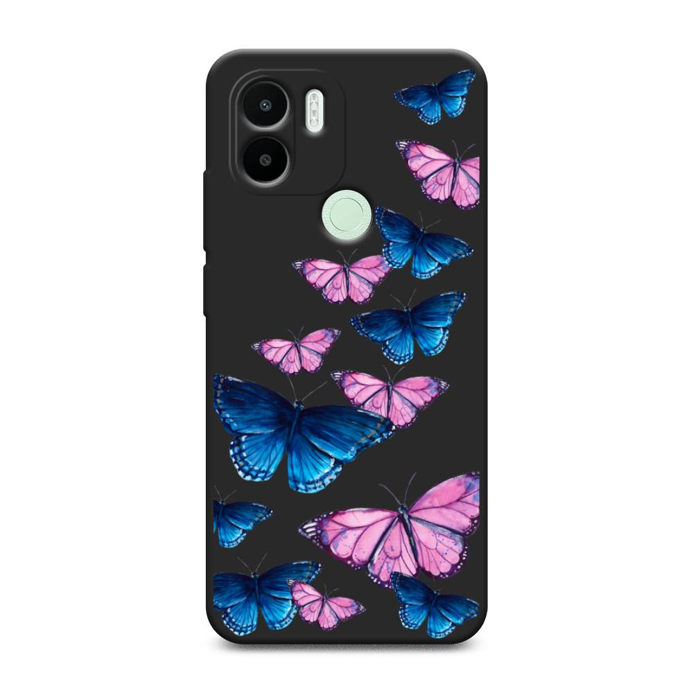

Чехол Awog на Xiaomi Redmi A1+/A2+ "Полет бабочек", Синий;черный;розовый, 318552-1