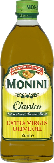 

Оливковое масло Monini Classico Extra Virgin нефильтрованное 0,75 л