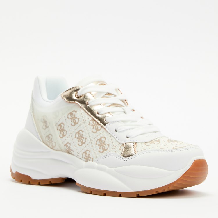 

Кроссовки женские Guess FLTSM2FAL12 белые 35 EU, Белый, FLTSM2FAL12