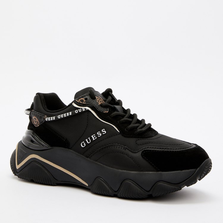 

Кроссовки женские Guess FL7MICFAL12 черные 38 EU, Черный, FL7MICFAL12