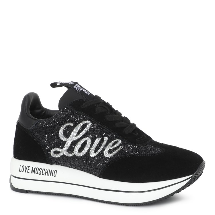 фото Кроссовки женские love moschino ja15384g черные 35 eu