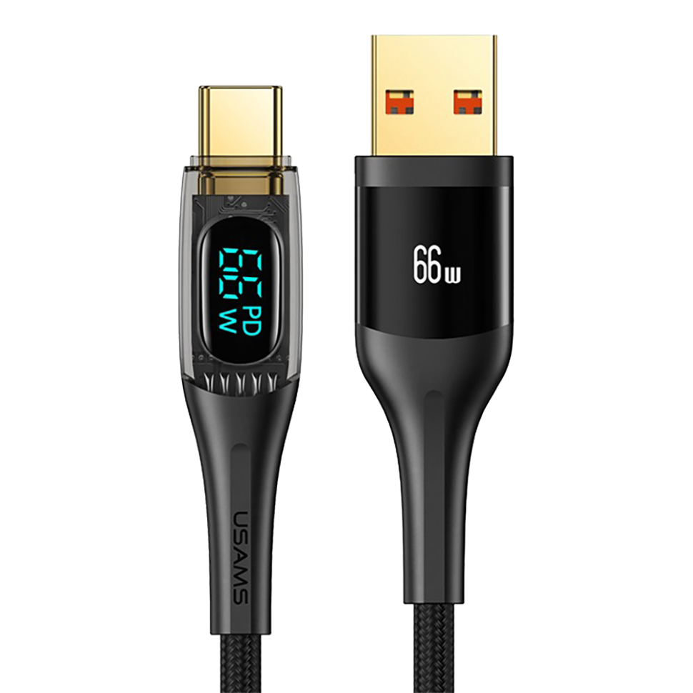 Кабель USB - Type-C Usams 2 м черный