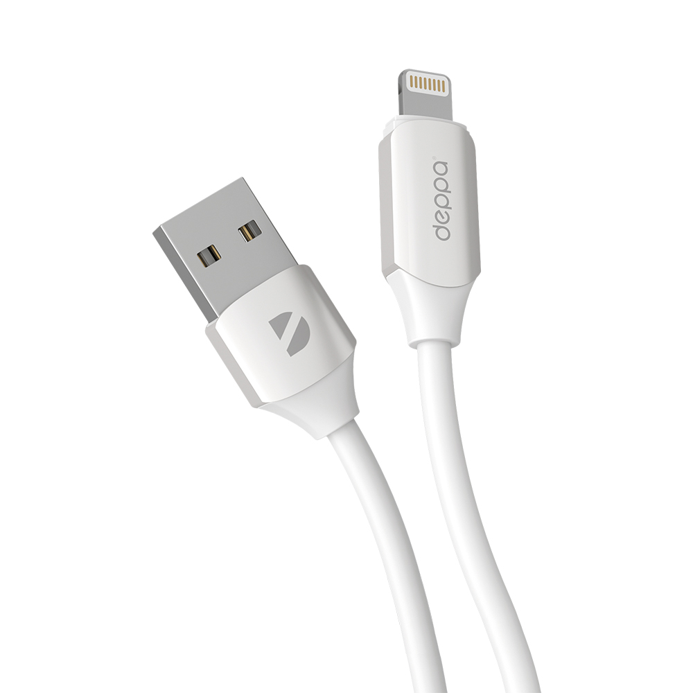 

Кабель Silk USB - Lightning, длина 1,2м, белый, 72534
