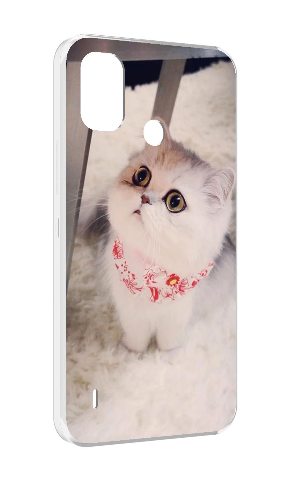 

Чехол MyPads Котеночек женский для Itel A48, Прозрачный, Tocco