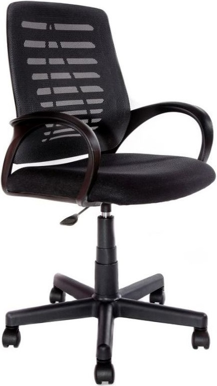 фото Компьютерное кресло евростиль ирис ткань черная
