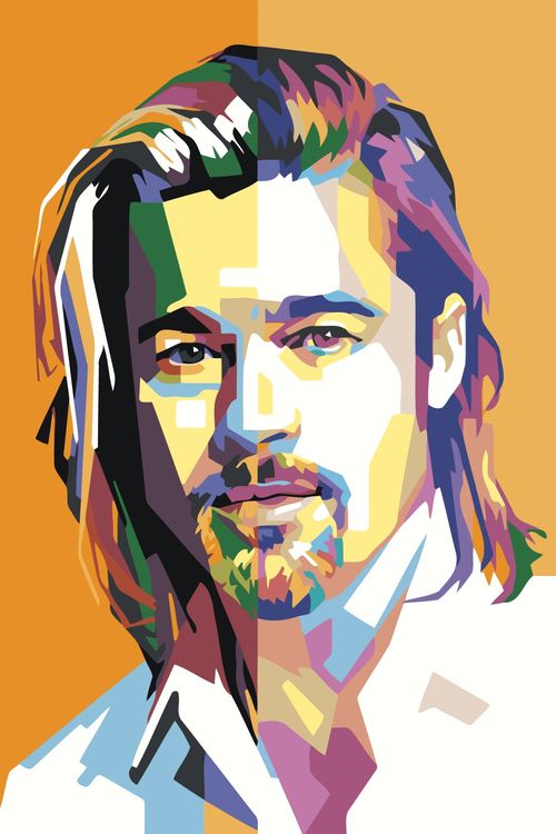 

Картина по номерам Живопись по Номерам Брэд Питт, Брэд Питт