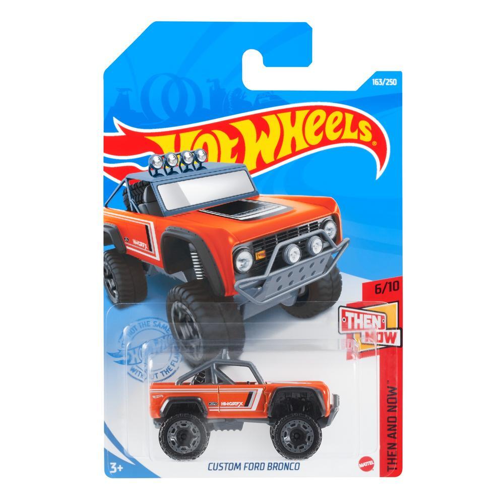 

Машинка Hot Wheels коллекционная (оригинал) CUSTOM FORD BRONCO оранжевый, GTC77