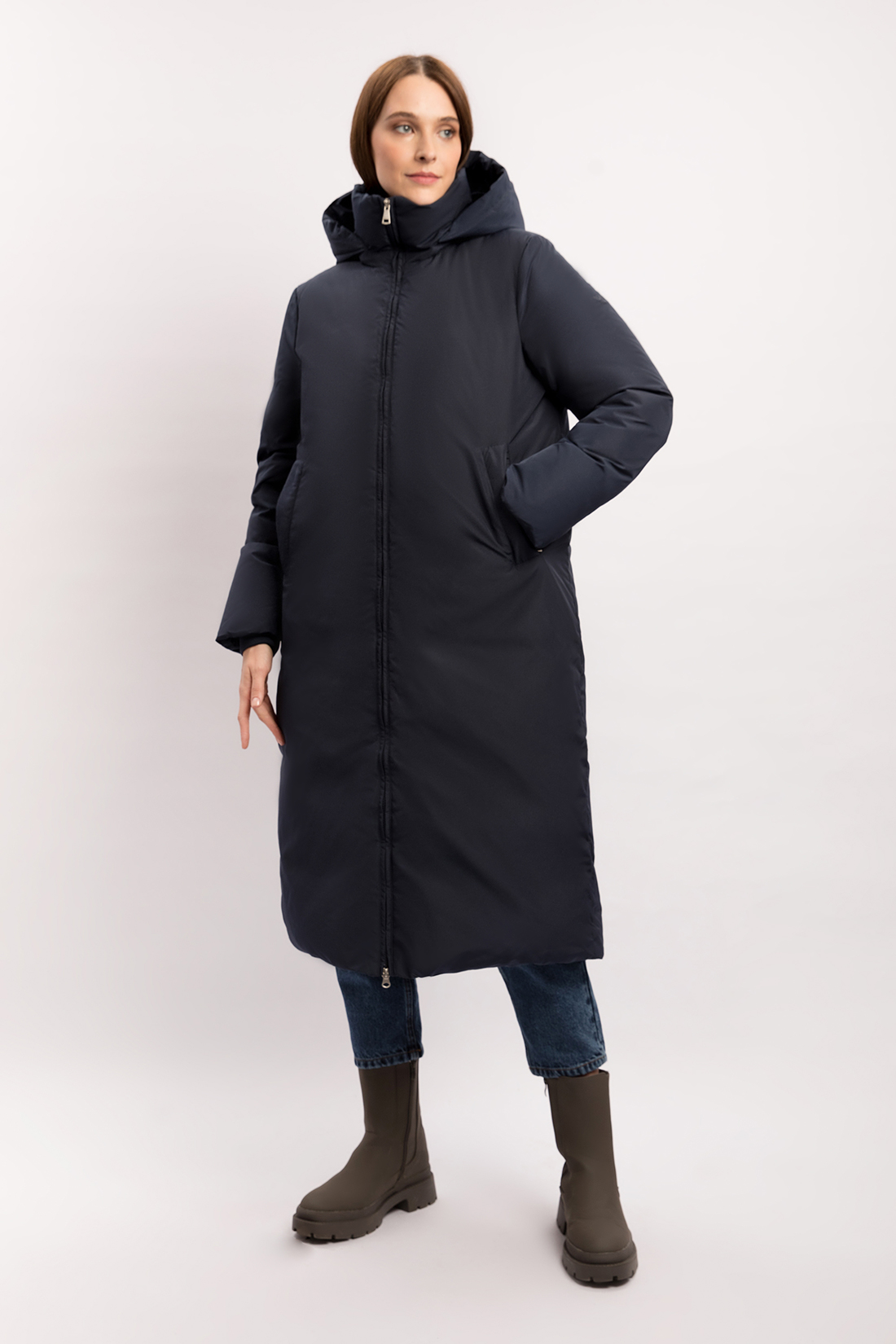 

Куртка женская Baon B0022504 синяя XS, Синий, B0022504