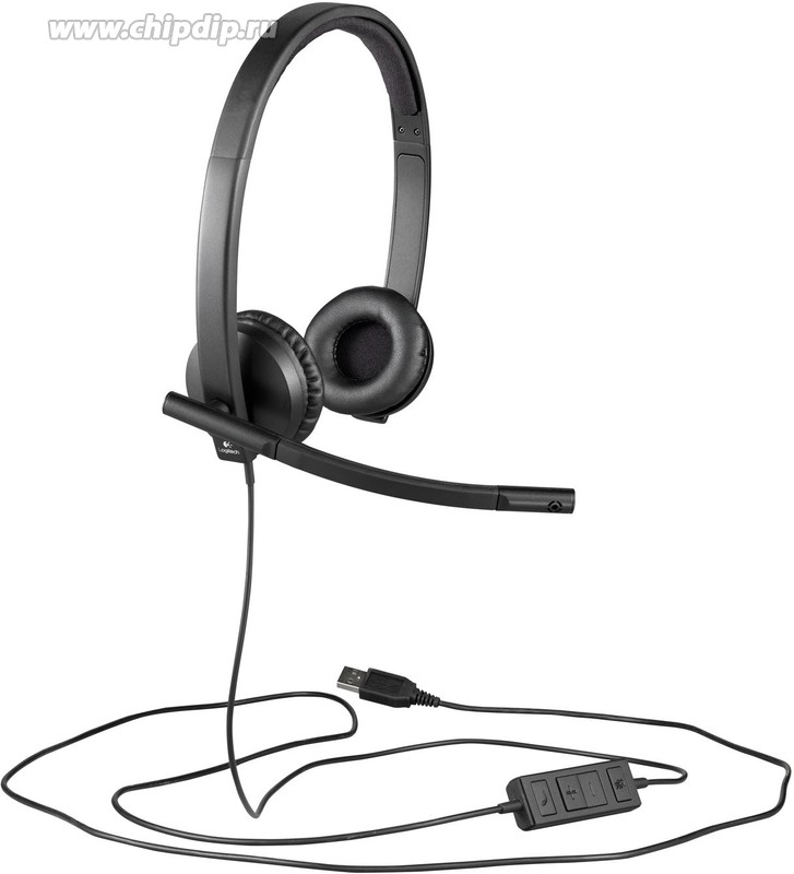 

Наушники Logitech H650E черный (981-000519)