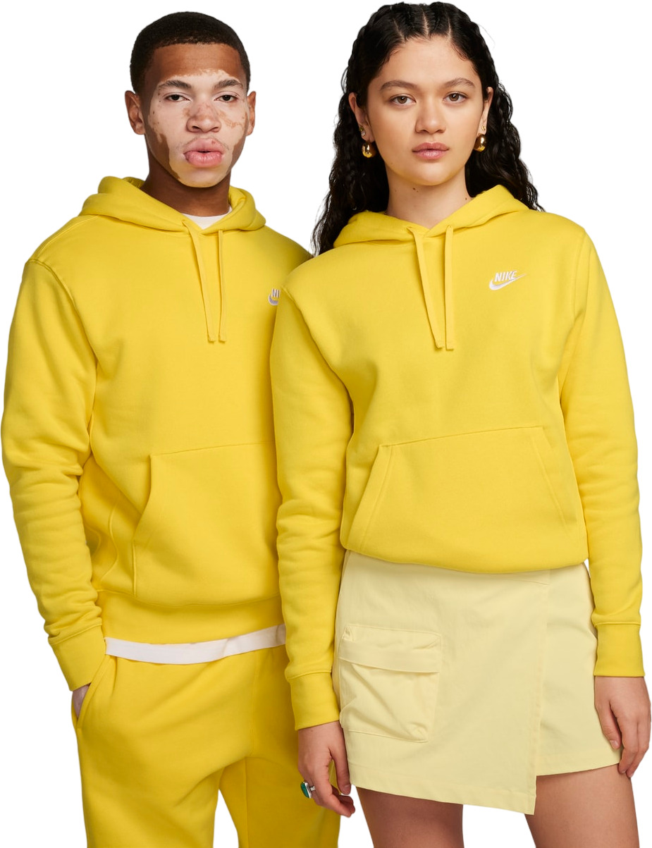 Худи унисекс Nike M NSW CLUB HOODIE PO BB желтое XL 10999₽