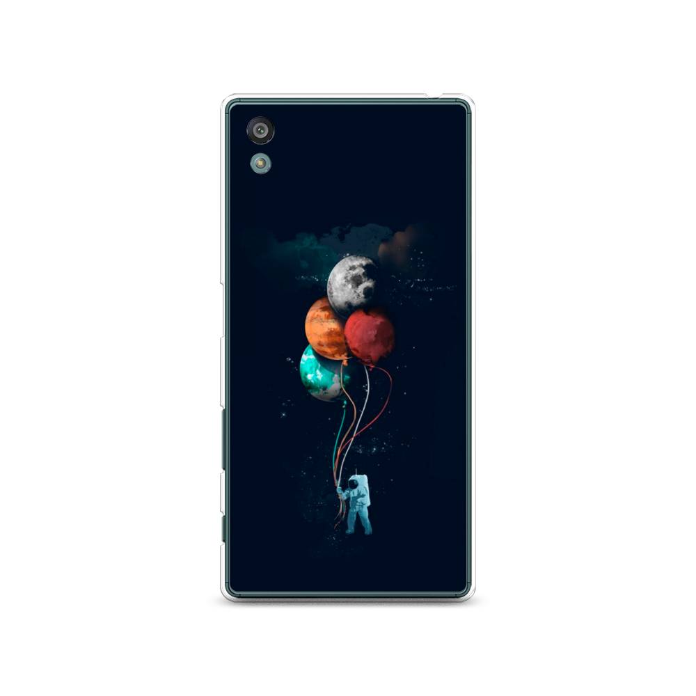 

Чехол на Sony Xperia Z5 (Z5 Dual) "Космонавт с шариками", Разноцветный, 52150-4