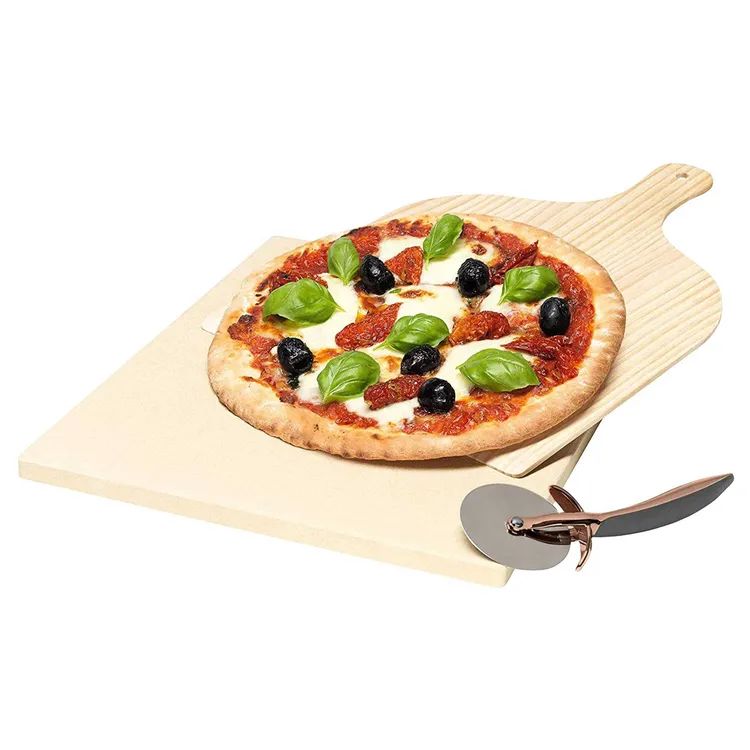 для выпечки и пиццы: деревянная лопатка, роликовый нож