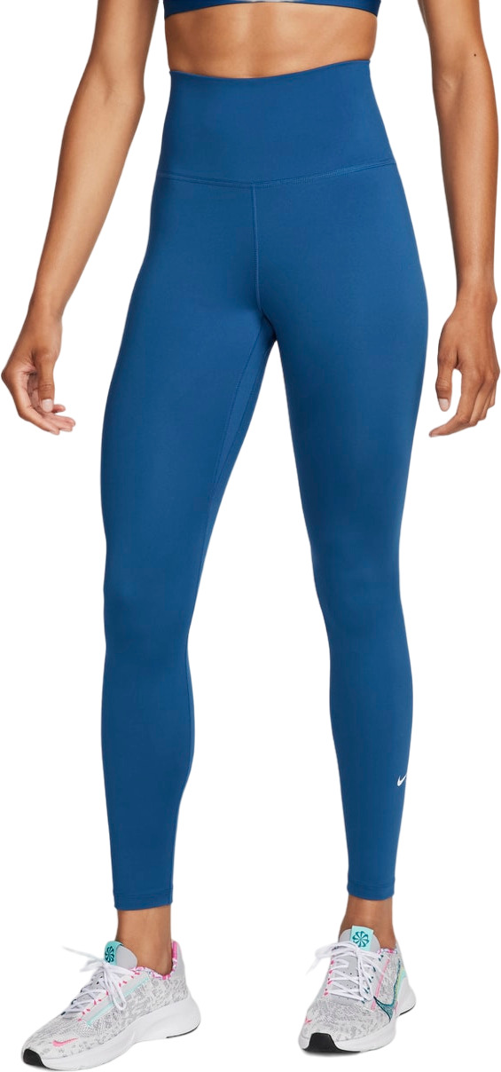 

Тайтсы женские Nike W NK ONE DF HR TGHT синие M, Синий, W NK ONE DF HR TGHT