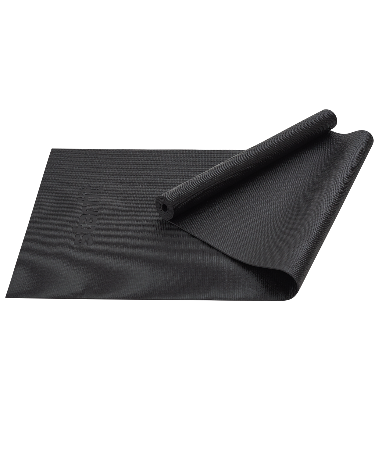 Коврик для йоги и фитнеса Starfit Fm-101, Pvc, 183x61x0,3 см, черный