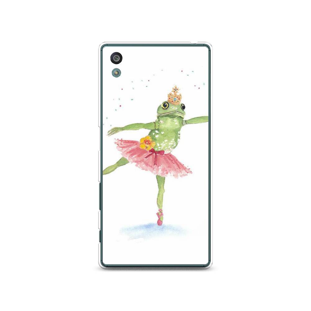 

Чехол на Sony Xperia Z5 (Z5 Dual) "Лягушка-балерина", Зеленый, 52150-4