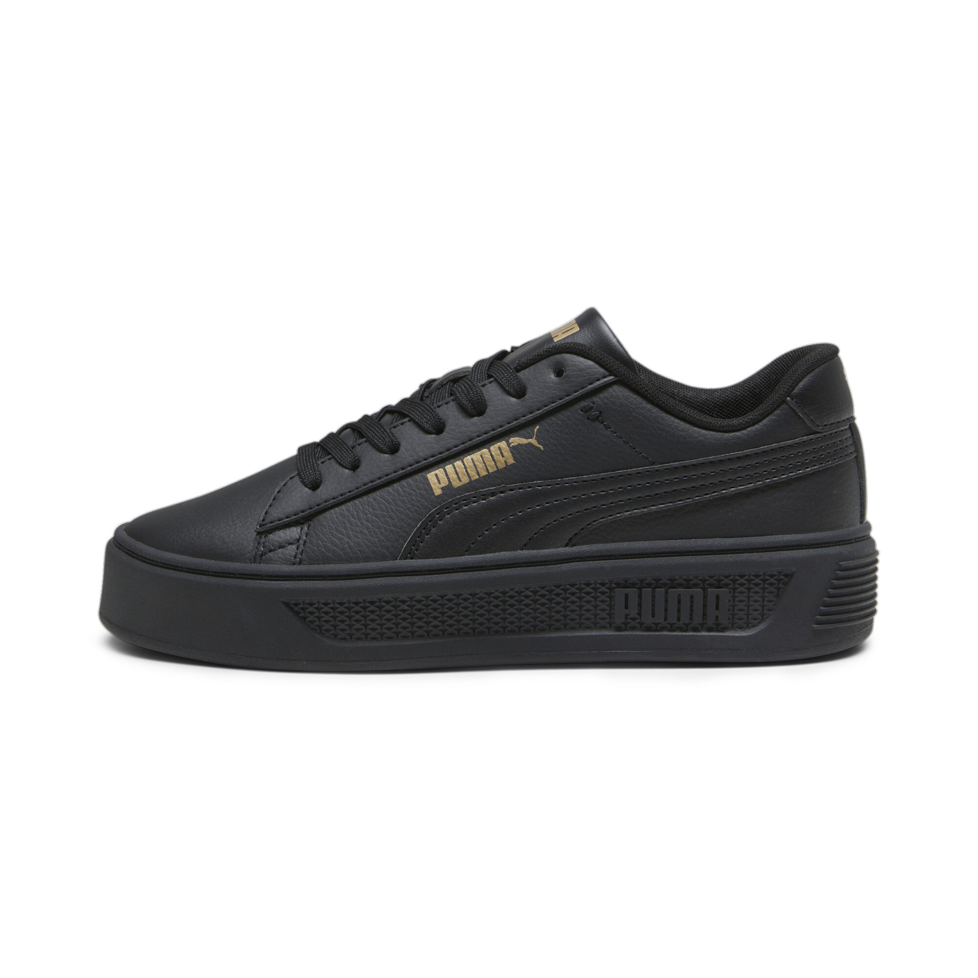 

Кеды женские Puma Smash Platform V3 черные 6 UK, Черный, Smash Platform V3