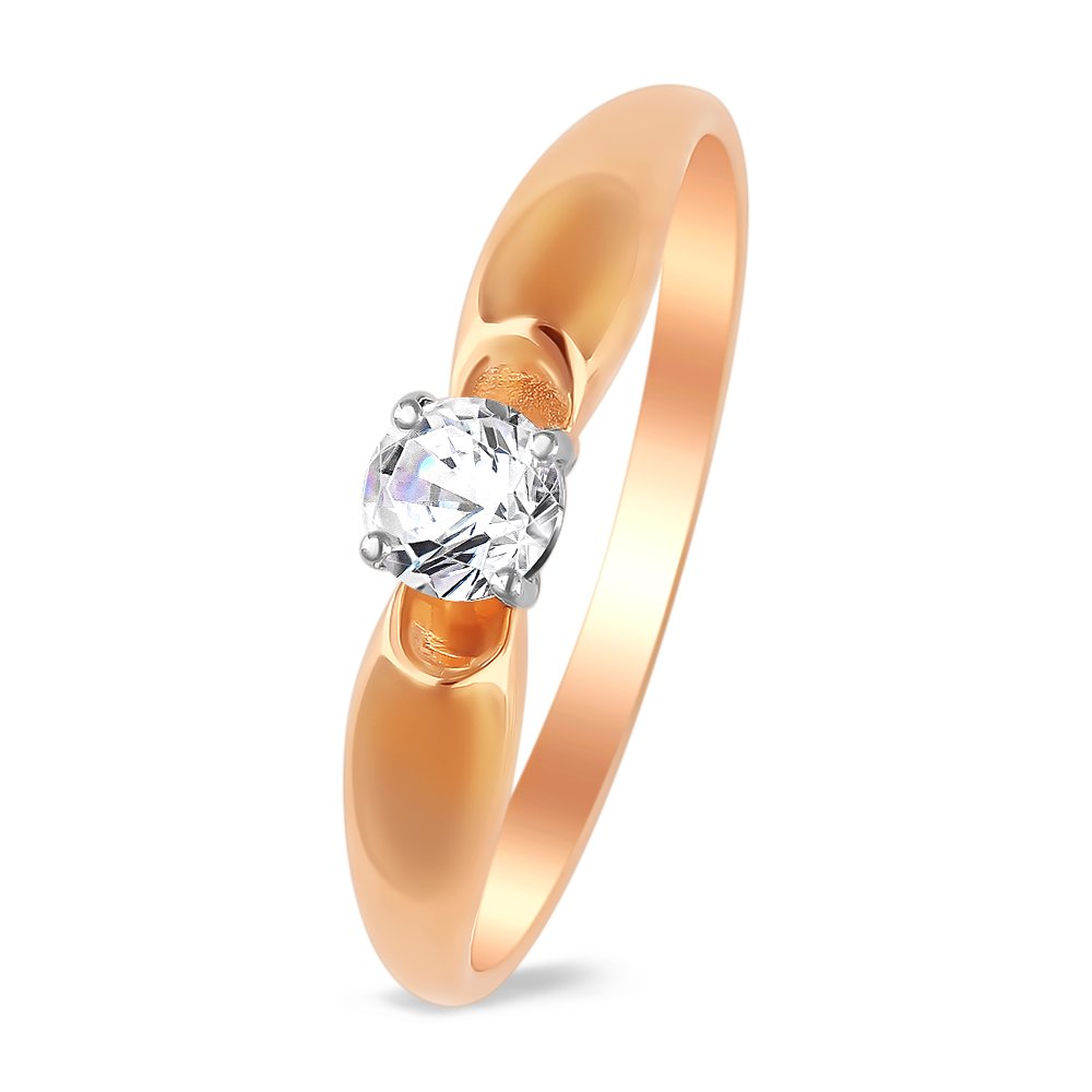 

Кольцо из красного золота с фианитом р. 18 585Gold 301010696, 301010696