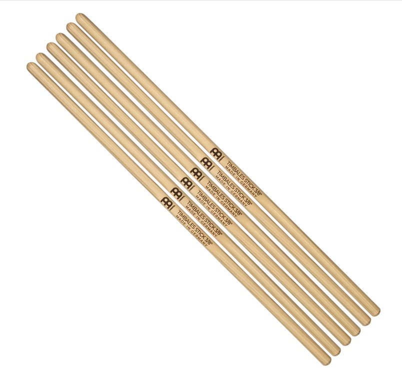 

Timbales 3/8" Палочки для тимбал, 3 комплекта, Meinl SB118-3