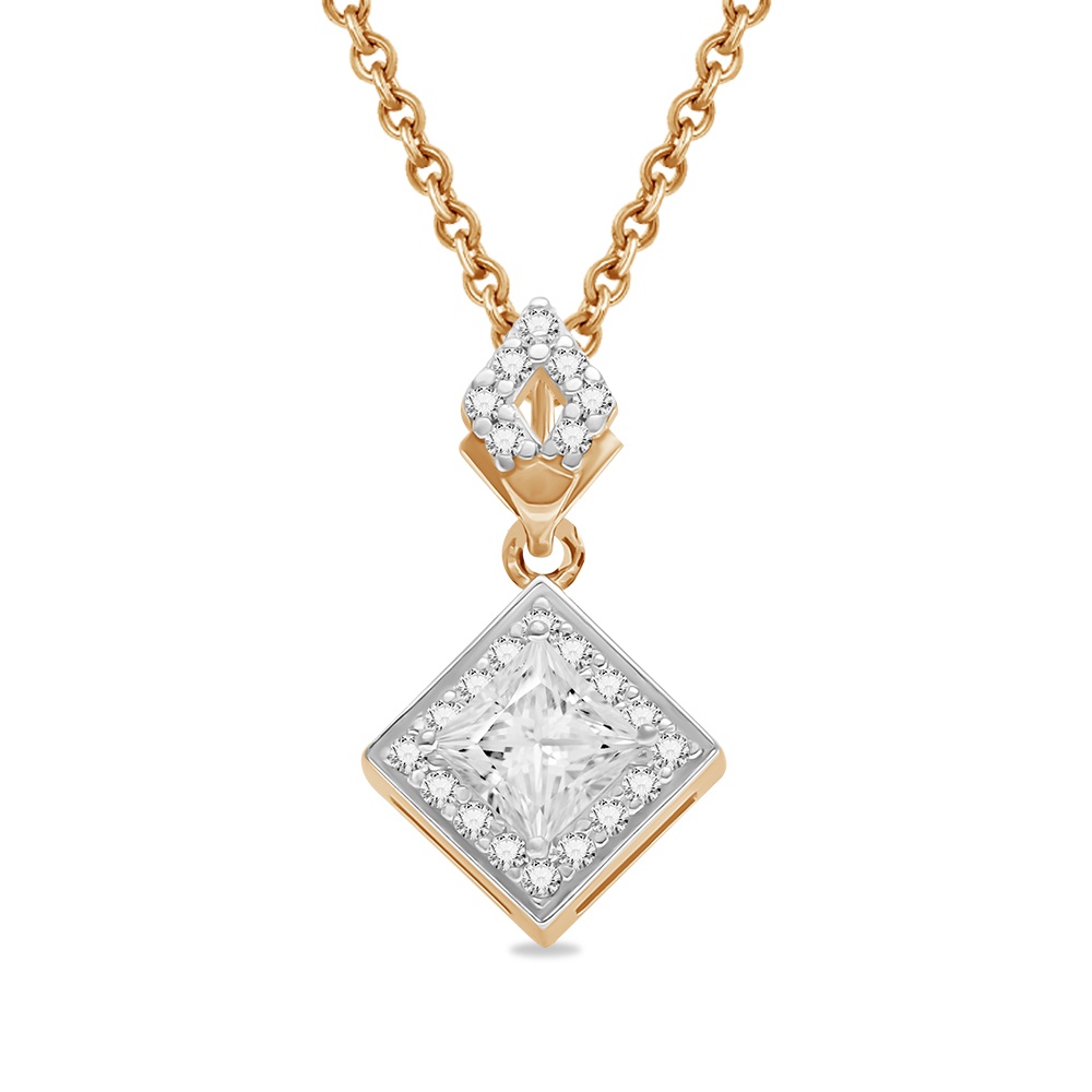 

Кулон из красного золота с фианитом 585Gold 303002763, 303002763