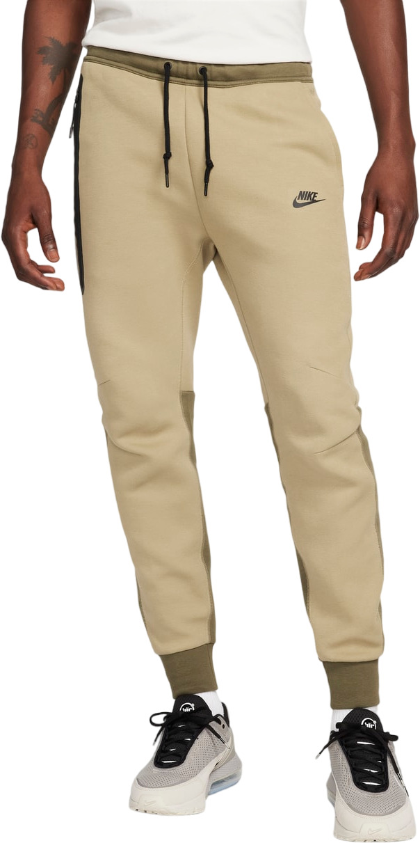 

Спортивные брюки мужские Nike M NK TCH FLC JGGR бежевые L, Бежевый, M NK TCH FLC JGGR