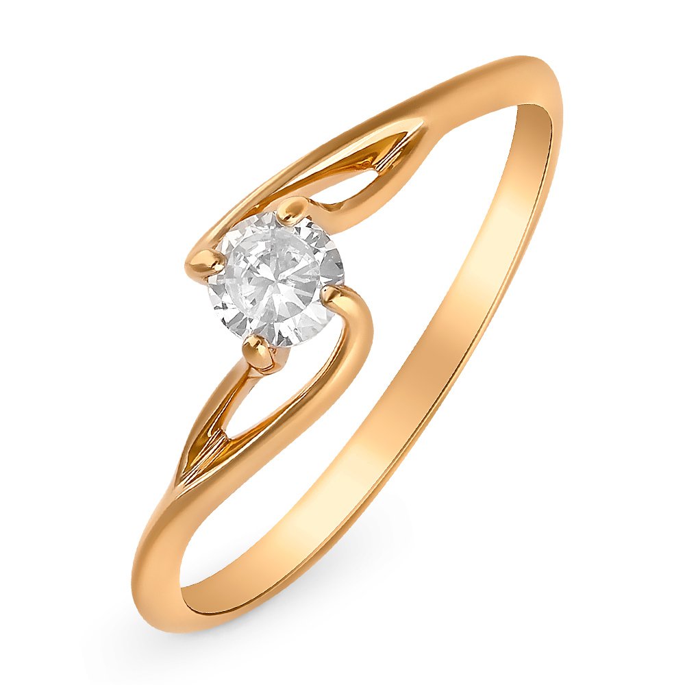 

Кольцо из красного золота с фианитом р.  585Gold 301010578, 301010578