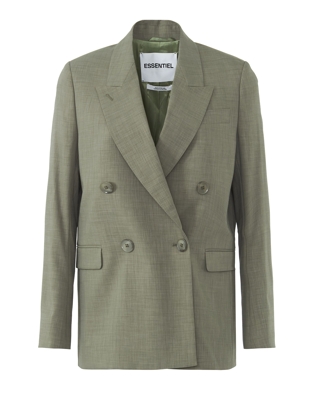 

Жакет женский Essentiel BEMAEL зеленый 36 FR, BEMAEL