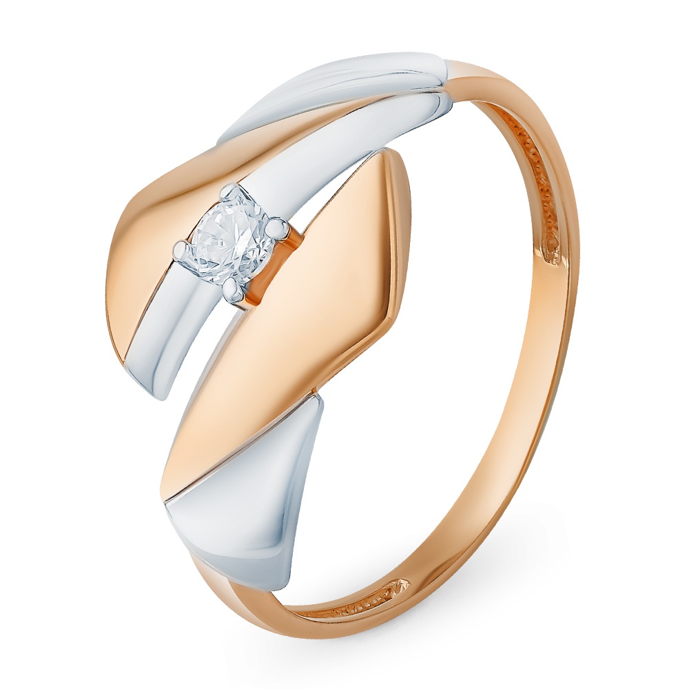 

Кольцо из красного золота с фианитом р.  585Gold 301011053, 301011053