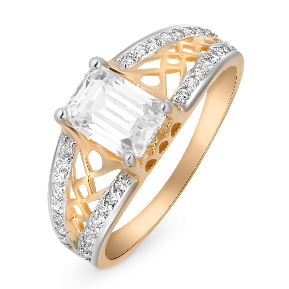 

Кольцо из красного золота с Swarovski р. , 585Gold 301009630, 301009630