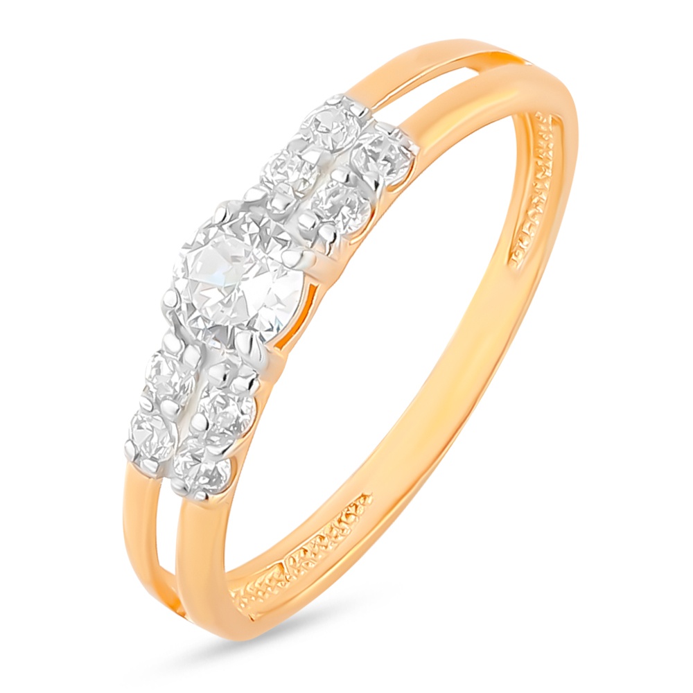 

Кольцо из золота р. , 585Gold 301011403, фианит, 301011403