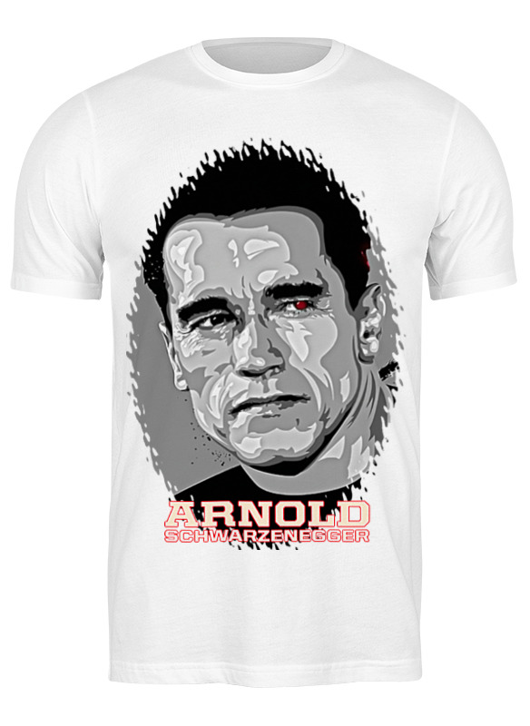 

Футболка мужская Printio Arnold schwarzenegger белая S, Белый, Arnold schwarzenegger