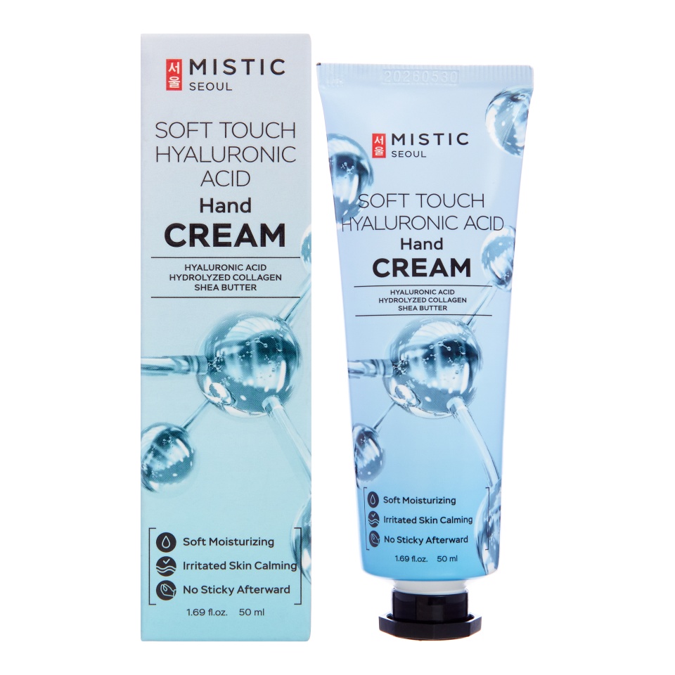 Увлажняющий крем для рук MISTIC Soft Touch Hyaluronic Acid 50 мл