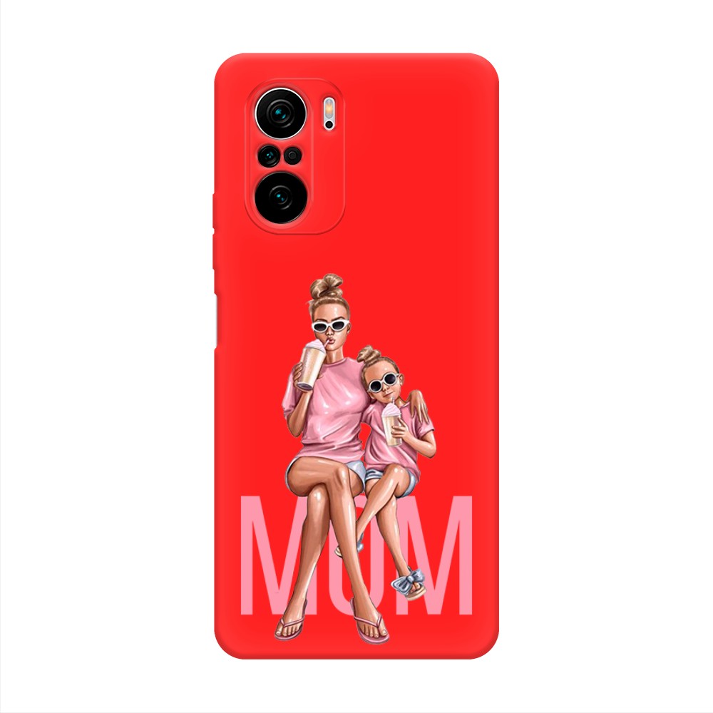 

Чехол Awog на Poco F3 "Lovely mom", Разноцветный, 310153-1