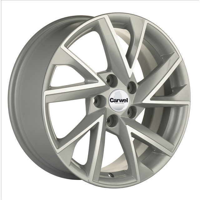 

Диски R17 5x112 7J ET49 D66,6 Carwel Тоджа 1714 (Audi A4) AST, Хромированный